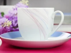 WYPRZEDAŻ! ARZBERG KATE Zestaw 5 spodków do filiżanek / porcelana