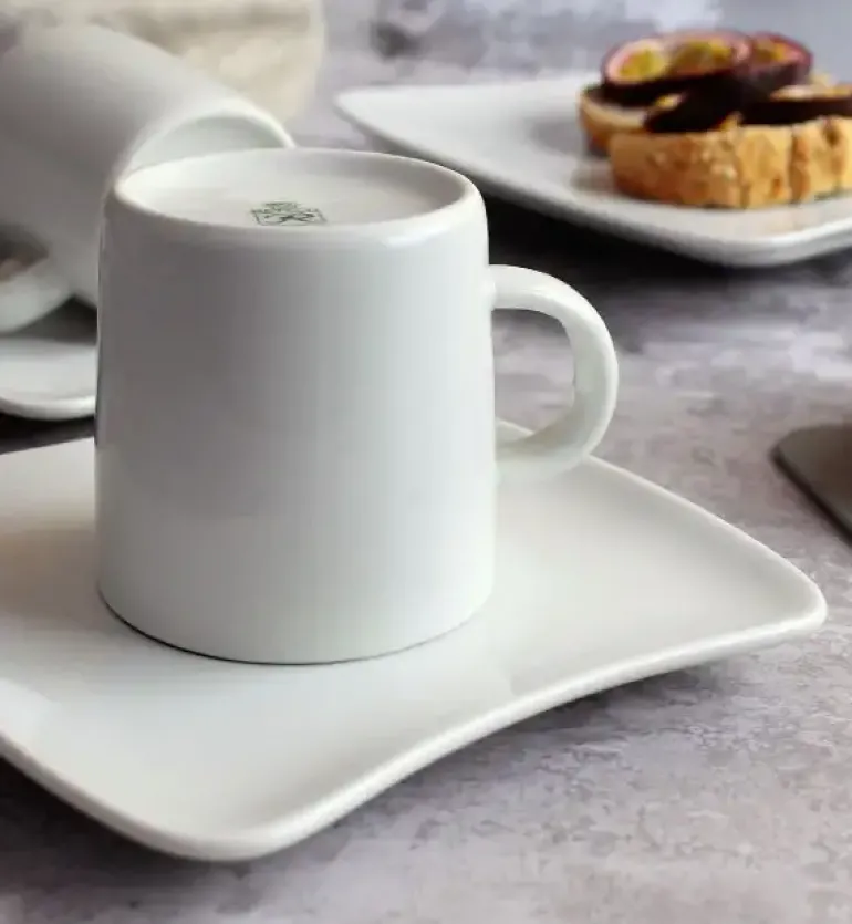 WYPRZEDAŻ! ARZBERG SANDY Zestaw porcelany dla 3 osób / 6 elementów