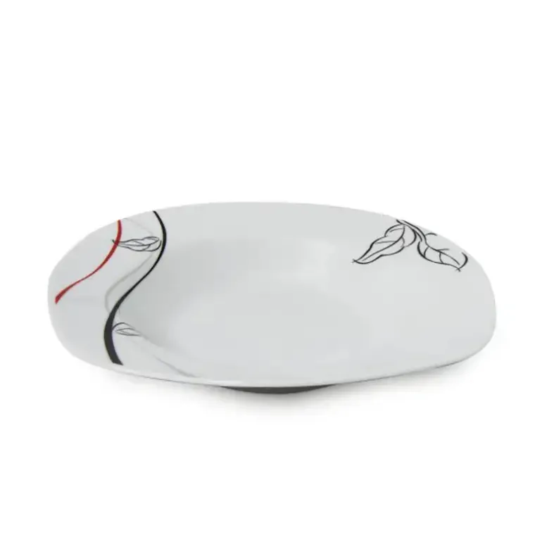 WYPRZEDAŻ! BELLA FIORE AR-58 Komplet 4 talerzy dla 2 osób / porcelana