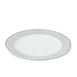 WYPRZEDAŻ! BELLA FIORE DOTS Komplet 9 talerzy dla 3 osób / porcelana