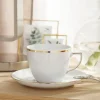 WYPRZEDAŻ! CHODZIEŻ CITY B326 ZŁOTE Spodek pod filiżankę 3 szt. / porcelana