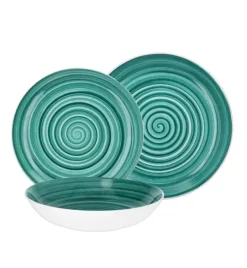 WYPRZEDAŻ! CHODZIEŻ CITY CT32 SZAŁWIA Serwis obiadowy 18 el / 6 osób / porcelana