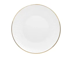 WYPRZEDAŻ! CHODZIEŻ DALIA 3612 ZŁOTA LINIA Komplet 2 talerzy dla 1 osoby / porcelana