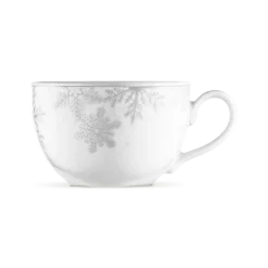 WYPRZEDAŻ! CHODZIEŻ YVETTE G629 ŚNIEŻYNKI Zestaw kawowy 10 el / 5 osób / porcelana