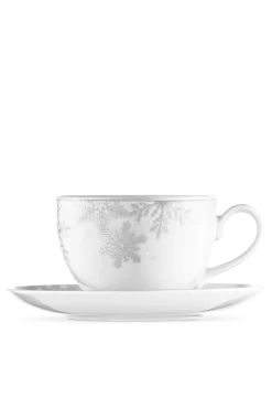 WYPRZEDAŻ! CHODZIEŻ YVETTE G629 ŚNIEŻYNKI Zestaw kawowy 10 el / 5 osób / porcelana