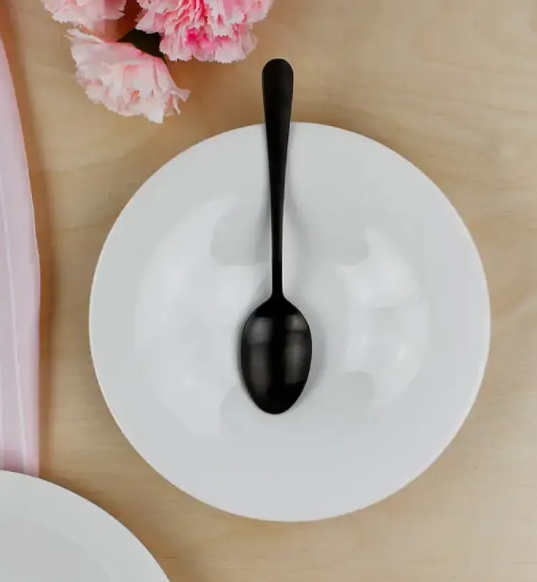 WYPRZEDAŻ! DOMINO A-E Komplet 10 talerzy dla 5 osób / porcelana