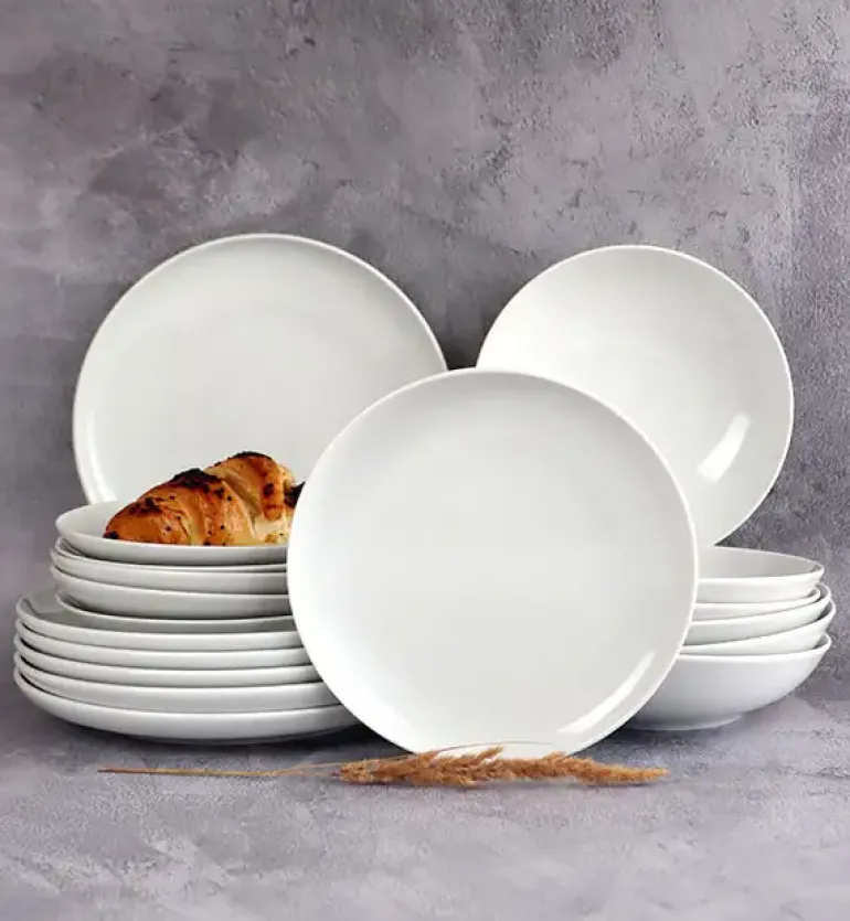 WYPRZEDAŻ! DOMINO KAHLA K-A Komplet 6 talerzy dla 2 osób / porcelana
