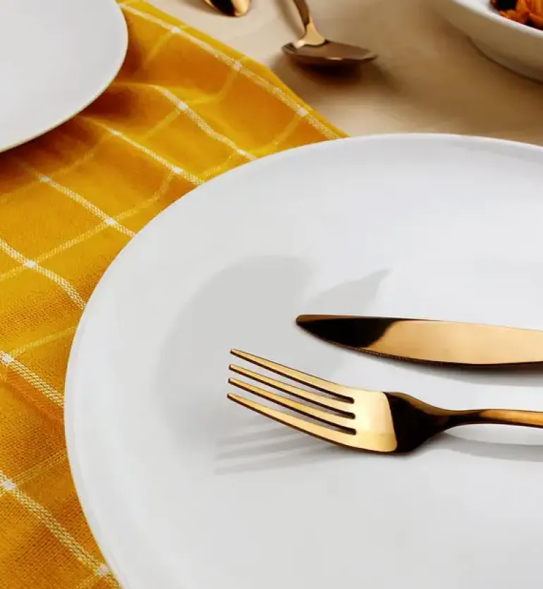 WYPRZEDAŻ! DOMINO Z-N Zestaw 2 talerzy dla 1 osoby / porcelana