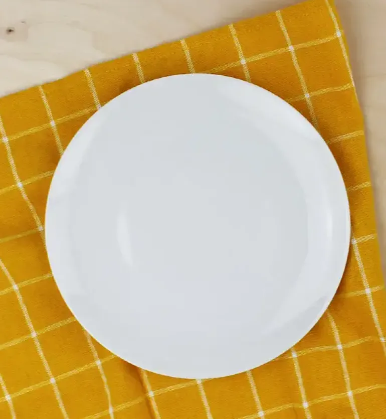 WYPRZEDAŻ! DOMINO Z-N Zestaw 2 talerzy dla 1 osoby / porcelana