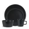 WYPRZEDAŻ! EXCELLENT HOUSEWARE Komplet 4 kubków / czarny / ceramika
