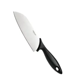 WYPRZEDAŻ! FISKARS ESSENTIAL Noże kuchenne 5 noży w bloku drewnianym / 1023782