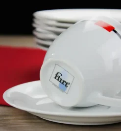 WYPRZEDAŻ! FLIRT CARMEN Komplet 8 spodków / porcelana