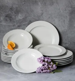 WYPRZEDAŻ! KAHLA K-A |3 15 20| Komplet 4 talerzy dla 2 osób / porcelana