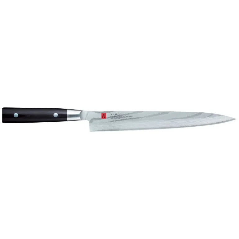 WYPRZEDAŻ! KASUMI DAMASCUS Japoński nóż Sashimi 24 cm / stal damasceńska
