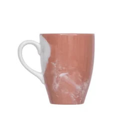 WYPRZEDAŻ! KUTAHYA LIMA HYPNOSE Komplet 2 kubków 240 ml czerwony / porcelana