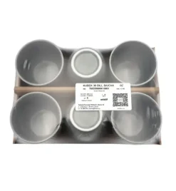 WYPRZEDAŻ! LUBIANA BILL | K1 Kubek 300 ml - 1 SZT - bez ucha | szary | porcelana