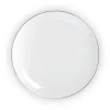 WYPRZEDAŻ! LUBIANA BOSS "WAZA WA-08P PLATYNOWA LINIA" Zestaw talerzy obiadowych i deserowych / 2 el / porcelana