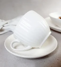 WYPRZEDAŻ! LUBIANA DAISY IVORY Ecru Zestaw 5 elementów / porcelana