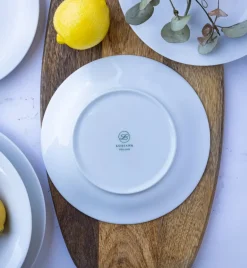 WYPRZEDAŻ! LUBIANA ETO MODERN BIAŁY Serwis obiadowy 54 el / 18 osób / porcelana dekorowana
