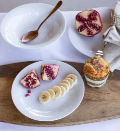 WYPRZEDAŻ! LUBIANA ETO MODERN BIAŁY Serwis obiadowy 54 el / 18 osób / porcelana dekorowana