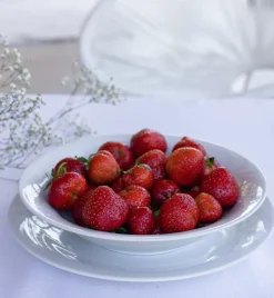 WYPRZEDAŻ! LUBIANA ETO MODERN BIAŁY Serwis obiadowy 36 el / 12 osób / porcelana dekorowana