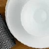 WYPRZEDAŻ! LUMINARC OPAL MUSZELKA Talerz deserowy 19 cm / szkło