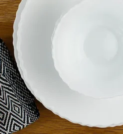 WYPRZEDAŻ! LUMINARC OPAL MUSZELKA Talerz deserowy 19 cm / szkło