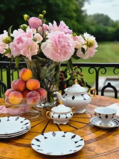 WYPRZEDAŻ! ĆMIELÓW ALASKA G539 DAMA KIER Talerz płytki deserowy 19 cm / porcelana
