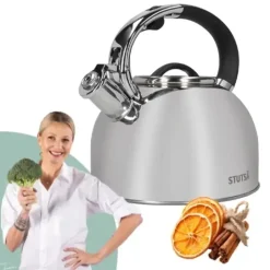 WYPRZEDAŻ! STUTSA KELDA Czajnik 3 L ze stali nierdzewnej / indukcja