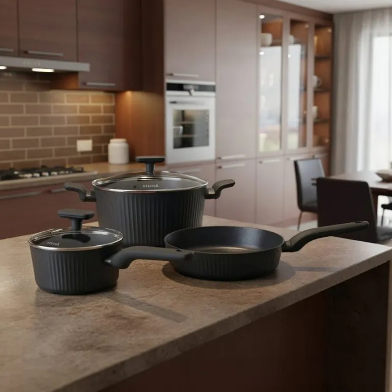 WYPRZEDAŻ! STUTSA VARMA Patelnia 24 cm HeatRing / nieprzywierająca powłoka non stick