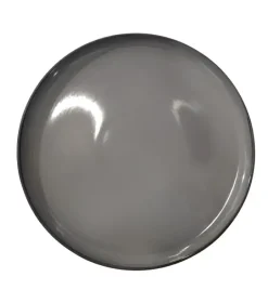 WYPRZEDAŻ! VERLO TIME Talerz płaski 26 cm / ciemny szary / porcelana