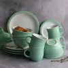 WYPRZEDAŻ! WATERSIDE CAMDEN GREEN Serwis obiadowy 16 el / 4 osób / porcelana
