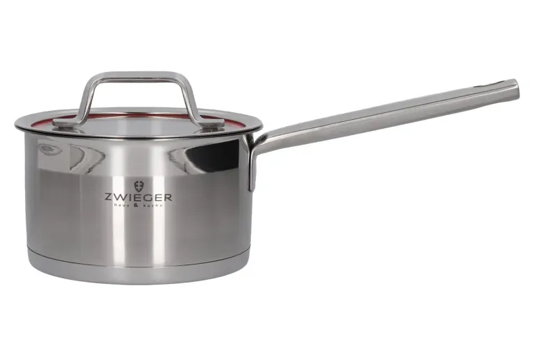 WYPRZEDAŻ! ZWIEGER KLASSIKER Komplet garnków z pokrywkami 10 el / stal nierdzewna SS 304 / BRAK POKRYWKI 18 CM W KOMPLECIE