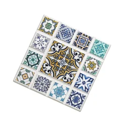 ZASSENHAUS | Agadir | podkładka, ceramika/korek, 16 x 16 cm, romb
