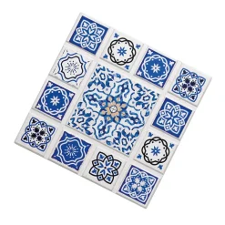ZASSENHAUS | Casablanca | podkładka pod gorące naczynia, ceramika/korek, 20 x 20 cm, krzyż