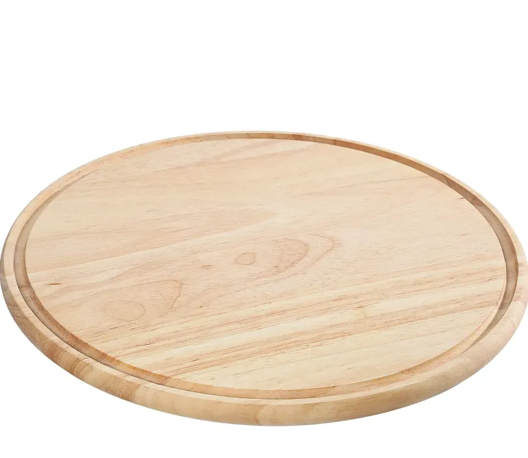ZASSENHAUS Deska do krojenia z drewna kauczukowego ⌀ 33 cm