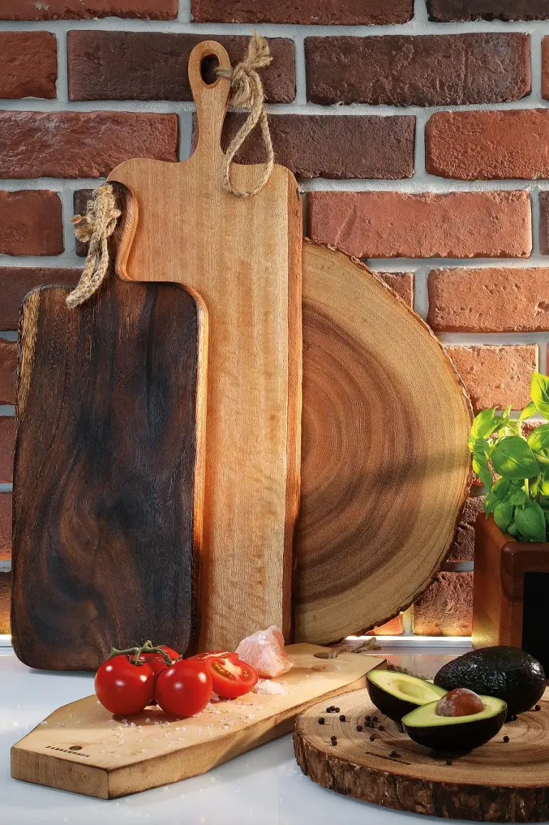 ZASSENHAUS Deska do serwowania z rączką z drewna mango 59x19x2,5 cm / FreeForm
