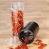 ZASSENHAUS | Dessau | młynek do chili, śred. 5,5 x 17 cm, stal nierdzewna/szkło, czarny