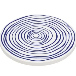 ZASSENHAUS | Nordic | podkładka pod szklankę, ceramika/korek, śred. 11 cm, kręgi