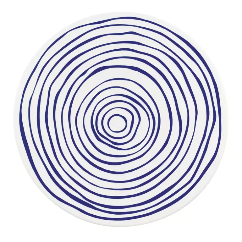 ZASSENHAUS | Nordic | podkładka pod gorące naczynia, ceramika/korek, śred. 20 cm, kręgi