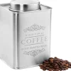 ZASSENHAUS Pojemnik na kawę satynowy MOCCA 500 g / Stal nierdzewna