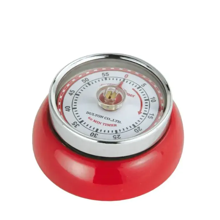 ZASSENHAUS SPEED Timer mechaniczny ⌀ 7 cm czerwony / FreeForm