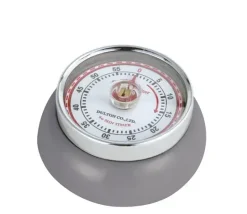 ZASSENHAUS SPEED Timer mechaniczny ⌀ 7 cm szary