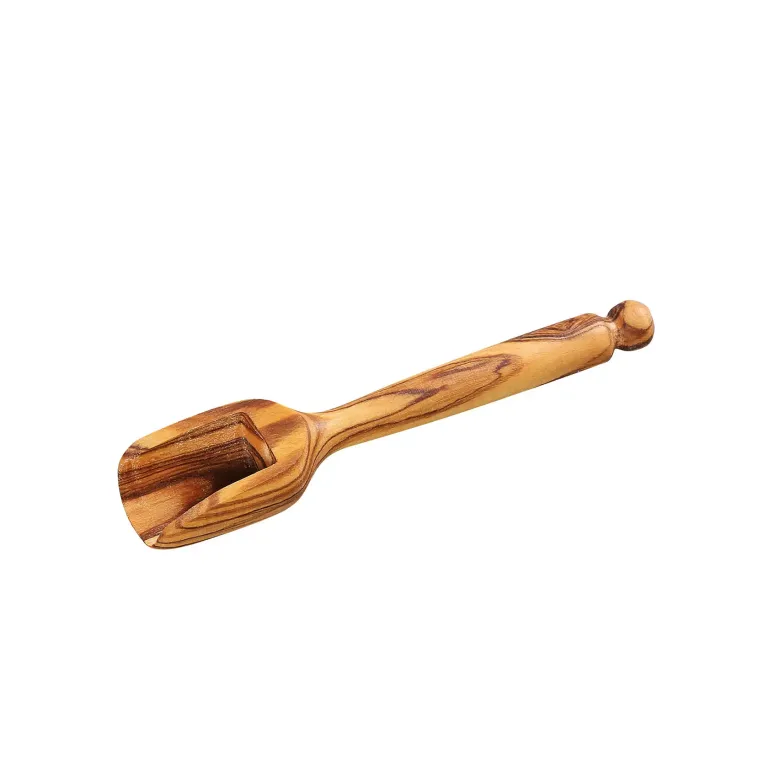 ZASSENHAUS | łyżeczka do soli lub przypraw, drewno oliwne, 9 cm