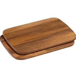 ZASSENHAUS Zestaw 2 desek do krojenia z drewna akacjowego 28 × 20 × 1 cm / FreeForm