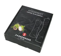 ZASSENHAUS Zestaw 2 młynków do soli i pieprzu ⌀ 5,5×18 cm FRANKFURT naturalny / FreeForm