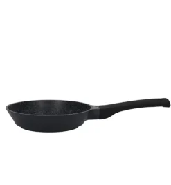 ZWIEGER BLACK STONE Komplet patelni 20, 24, 28 cm + Patelnia grillowa 28 cm / GREBLON non-stick