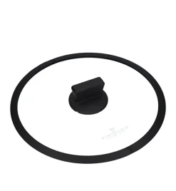 ZWIEGER BLACK STONE Patelnia 24 cm + Pokrywka uniwersalna / GREBLON non-stick