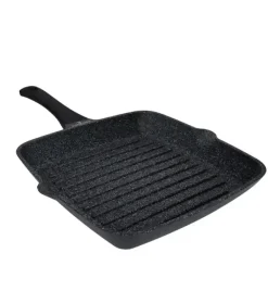 ZWIEGER BLACK STONE Patelnia Grillowa 28 cm GREBLON non-stick