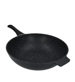 ZWIEGER BLACK STONE Patelnia Wok 32 cm GREBLON non-stick